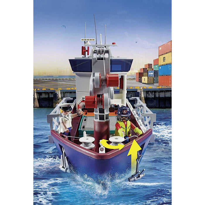 PLAYMOBIL Nave Da Carico Con Container - 70769