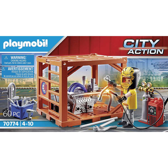 PLAYMOBIL Saldatore Con Fiamma Ossidrica - 70774