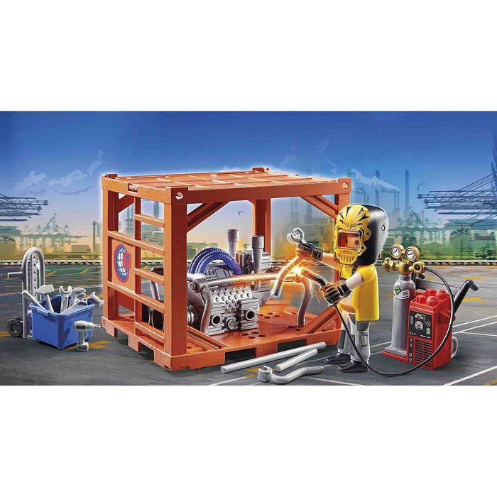PLAYMOBIL Saldatore Con Fiamma Ossidrica - 70774