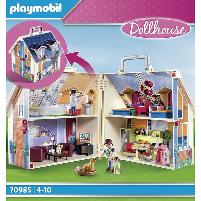 PLAYMOBIL Casa Delle Bambole Portatile - 70985