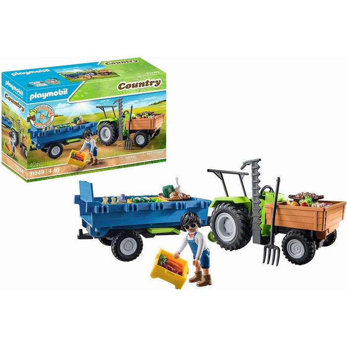 PLAYMOBIL Trattore Con Rimorchio - 71249