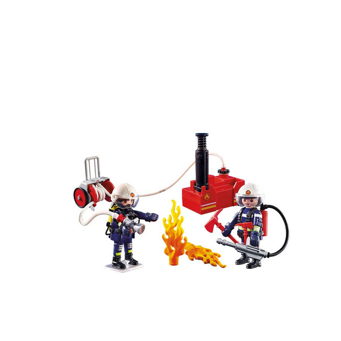 PLAYMOBIL Squadra Dei Vigili Del Fuoco Con Pompa D'Acqua - 9468