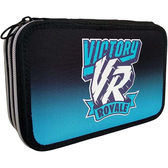 PANINI Astuccio 3 Zip Fortnite Sporty Victory 67659 Mornati Paglia