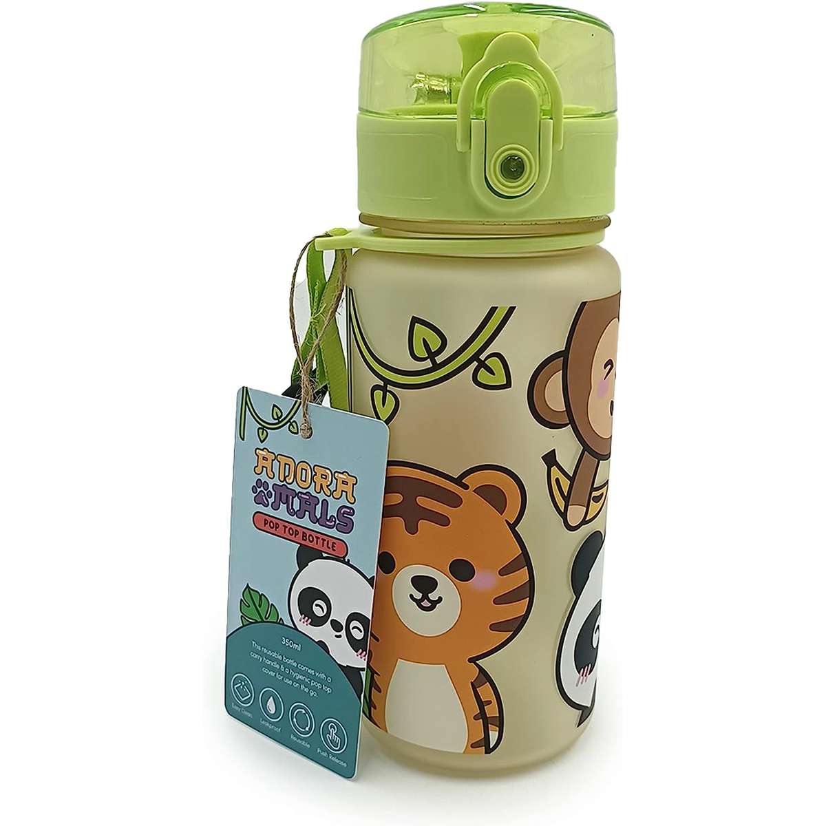 Puckator Bottiglia Termica In Acciaio 500ml – Borraccia Con Design Pug Carlino – Mantiene Caldo/Freddo Fino A 24h