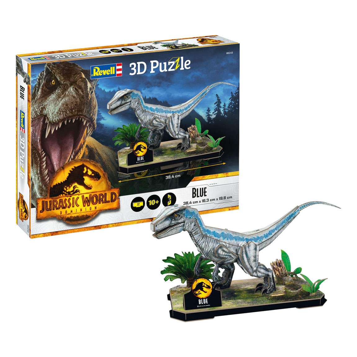 REVELL Jurassic World Puzzle 3D Blue - 00243 — Mornati Paglia