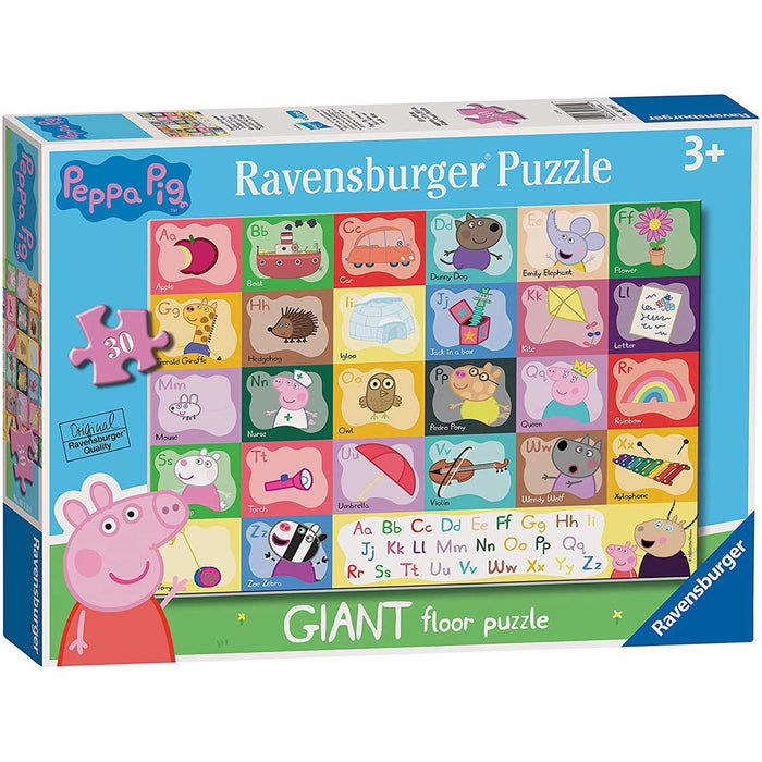 RAVENSBURGER Peppa Pig Alfabeto Puzzle 24 Pavimento - 03116