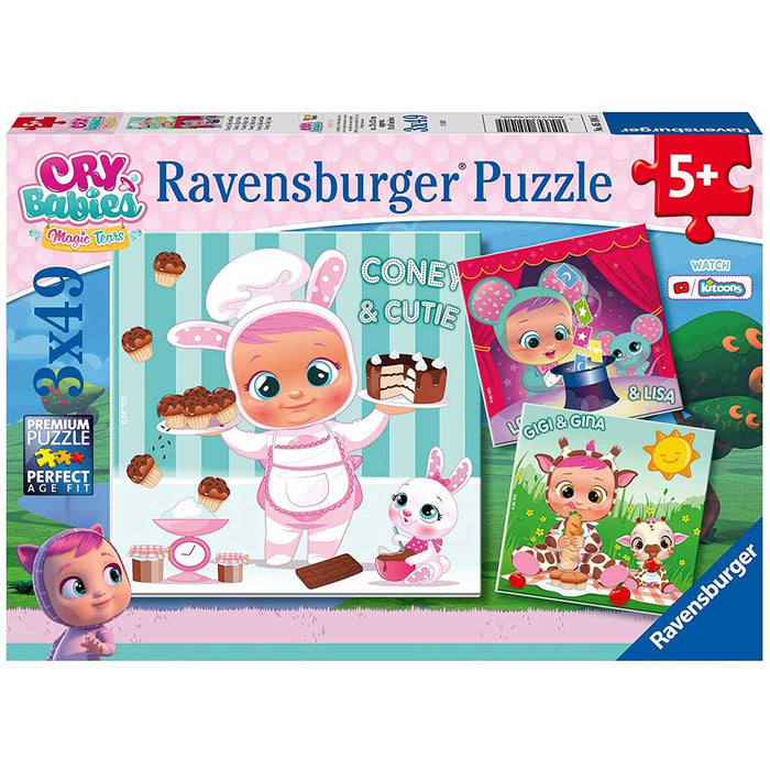 RAVENSBURGER Cry Babies Puzzle 3X49 - 05104 5