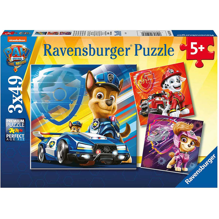 RAVENSBURGER Puzzle 3X49 Pezzi Paw Patrol Movie - 05218