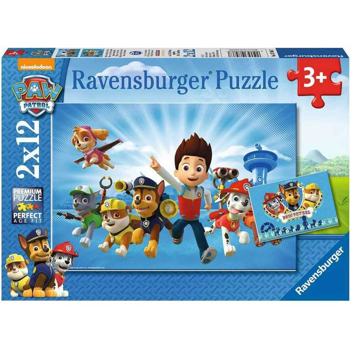 RAVENSBURGER Paw Patrol A Puzzle 2 X 12 Pz - 07586