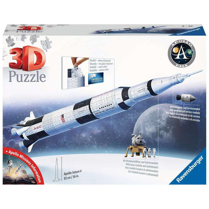 RAVENSBURGER Puzzle 3D Apollo Saturn V Rocket - 11545
