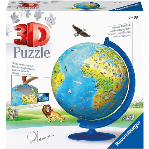 RAVENSBURGER Globo 3D Puzzle 180 Pezzi - 12340