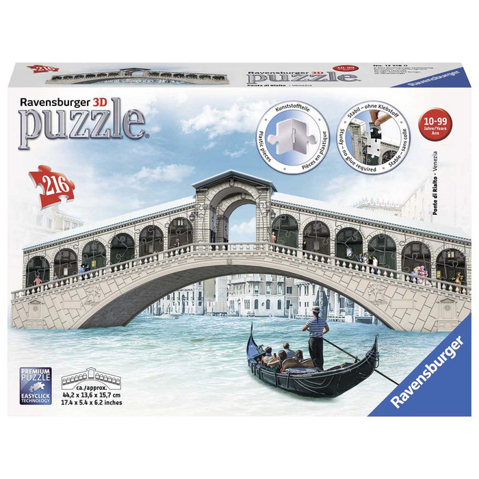 RAVENSBURGER Ponte Di Rialto Puzzle 3D Building - 12518