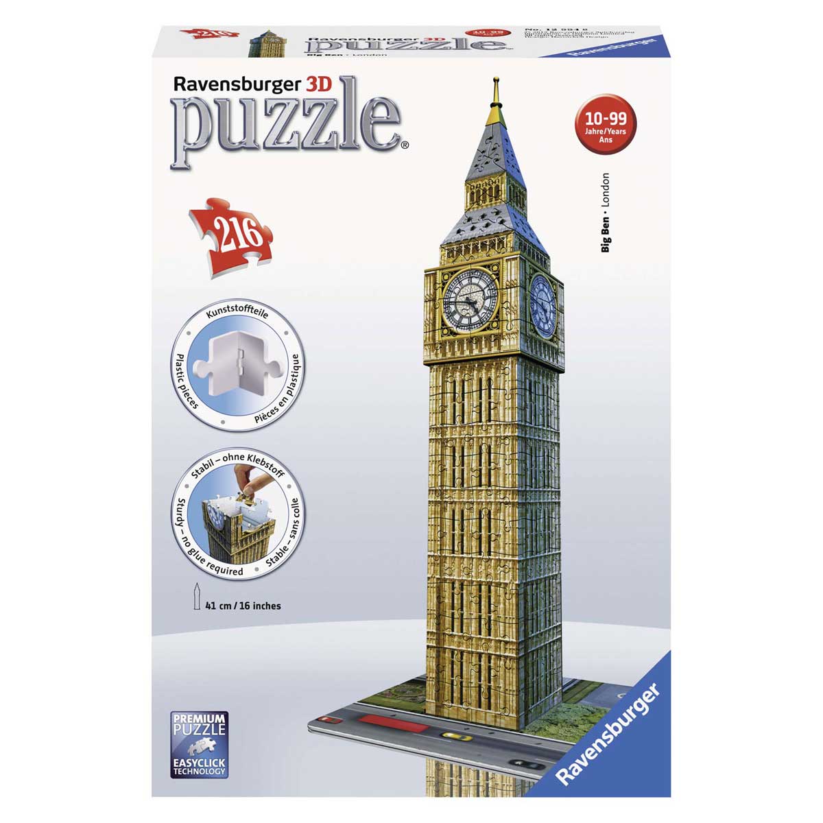 RAVENSBURGER Big Ben Puzzle 3D Building - 12554 — Mornati Paglia