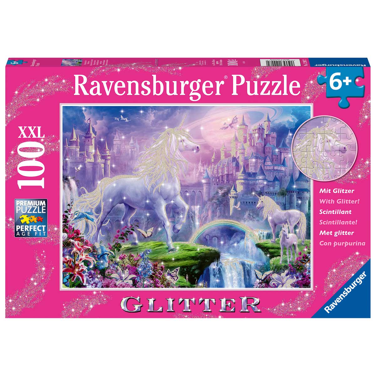 RAVENSBURGER ITALY - Ravensburger 10955 Dragons Un Puzzle, 100 Pezzi
