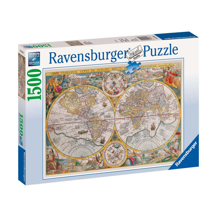 RAVENSBURGER Mappamondo Storico Puzzle 1500 Pezzi - 16381