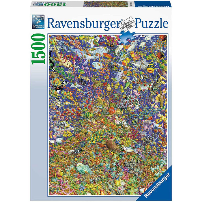 RAVENSBURGER Puzzle 1500 Pezzi Arcobaleno Di Pesci - 17264