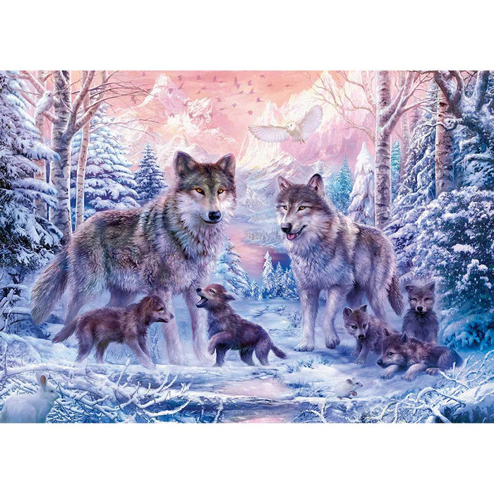 RAVENSBURGER Puzzle 1000 Pezzi Lupi Dell Artico - 19146