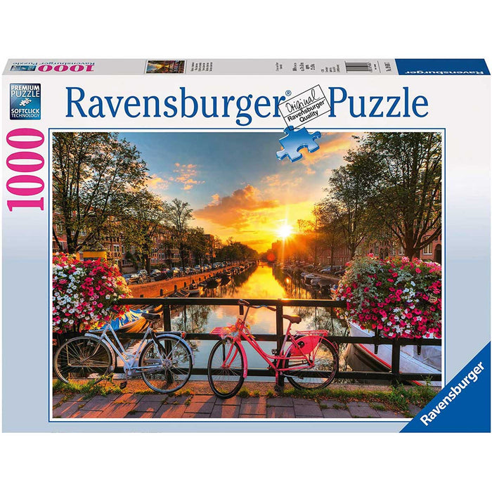 RAVENSBURGER Biciclette Ad Amsterdam Puzzle 1000 Pezzi - 19606