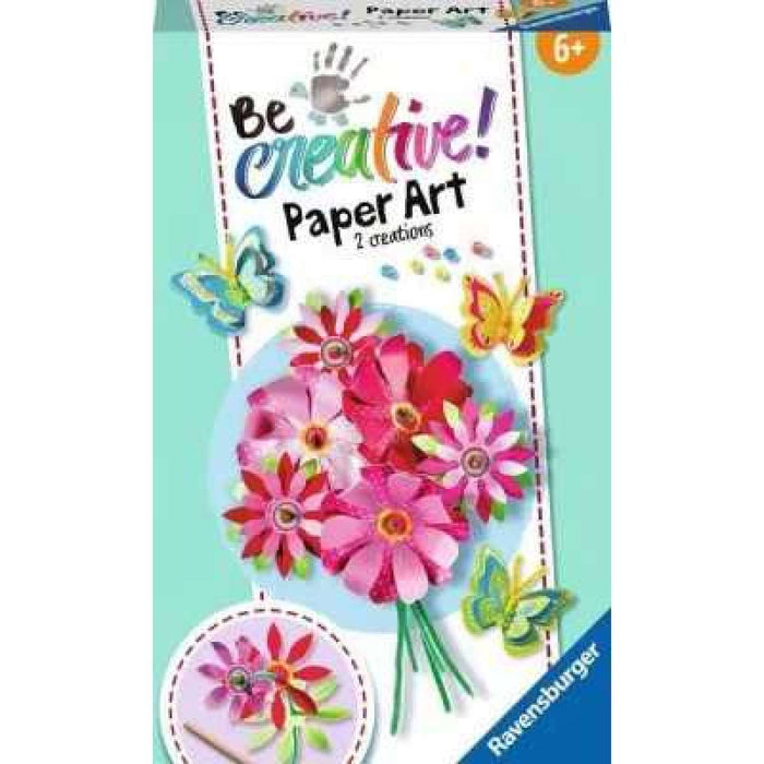RAVENSBURGER Be Creative Mini Paper Art Flowerebutterfly - 23678