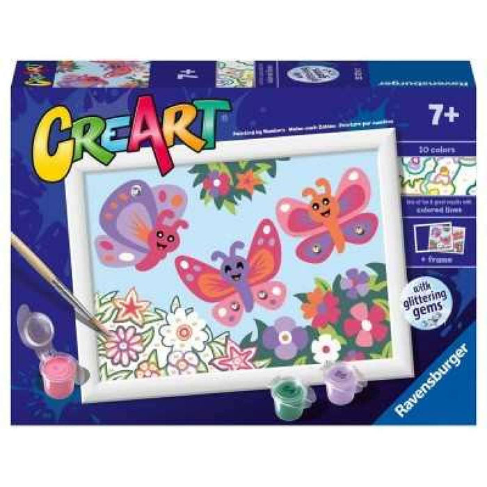 RAVENSBURGER Creart Serie E Classic Farfalle Glitter - 23721