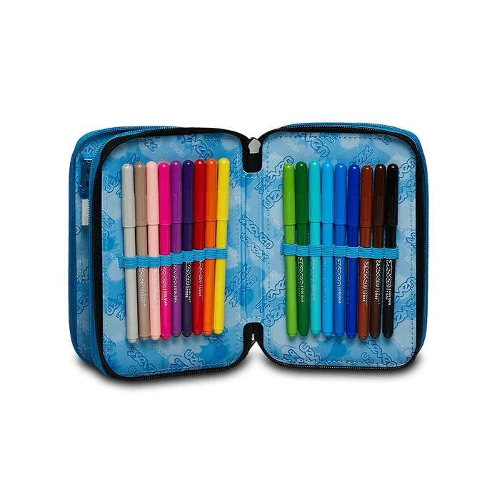 SEVEN Astuccio 3 Zip Colourjet - 300102326-584