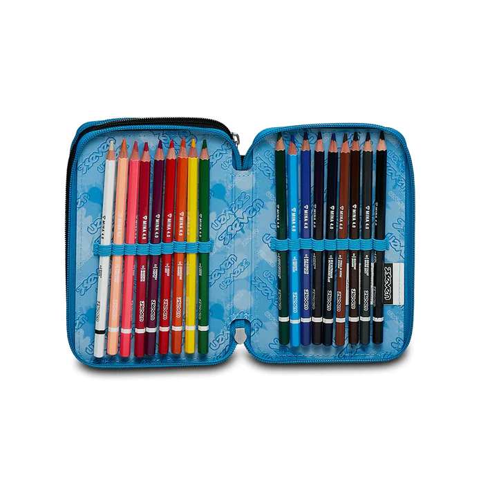 SEVEN Astuccio 3 Zip Colourjet - 300102326-584
