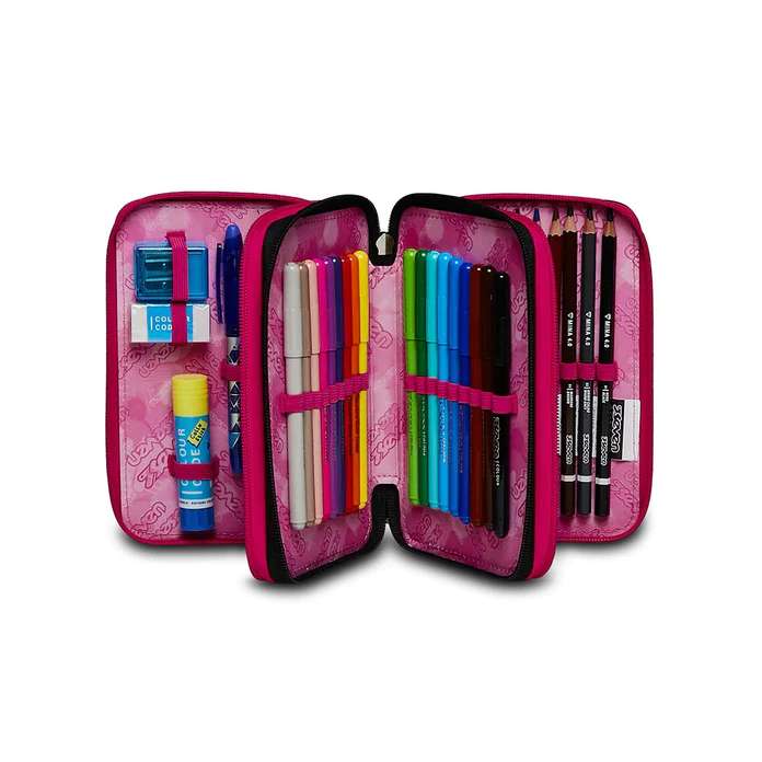 SEVEN Astuccio 3 Zip Kiddie Crush - 300102341-429