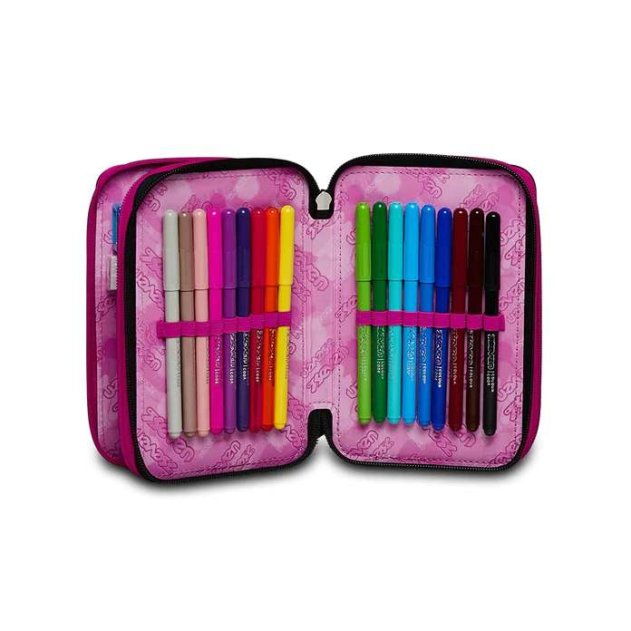 SEVEN Astuccio 3 Zip Kiddie Crush - 300102341-429