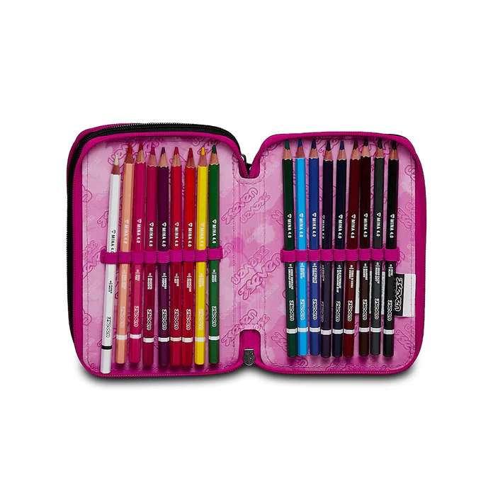 SEVEN Astuccio 3 Zip Kiddie Crush - 300102341-429