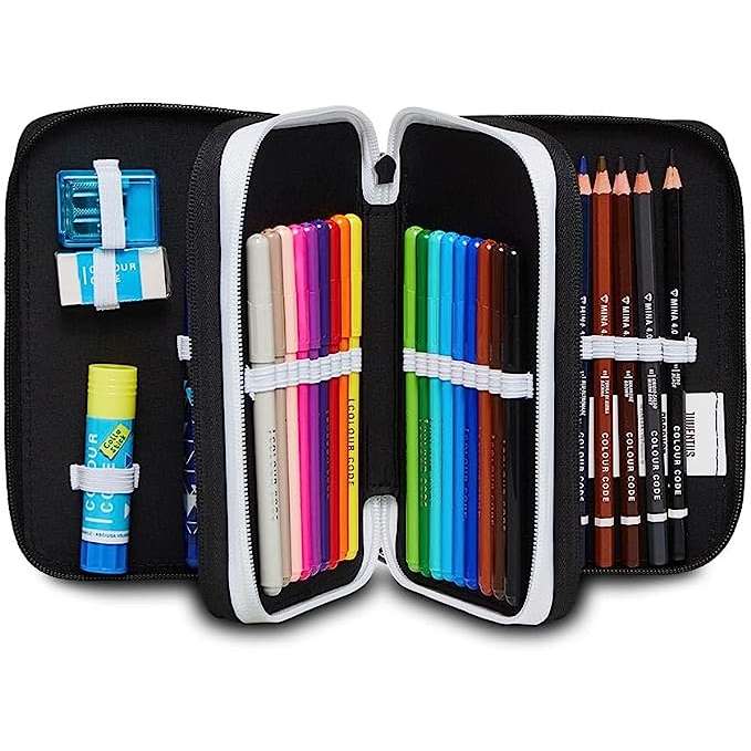 SEVEN Astuccio Scuola 3 Zip Juventus Glorious Win - 30B602304-899