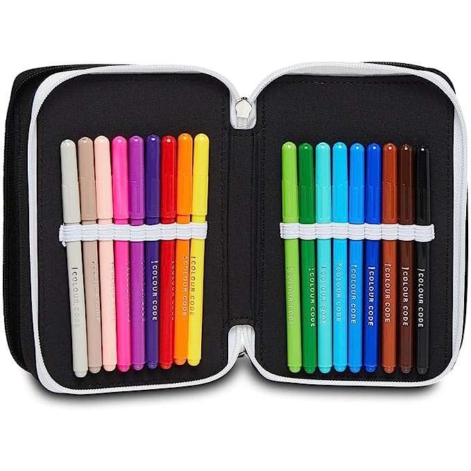 SEVEN Astuccio Scuola 3 Zip Juventus Glorious Win - 30B602304-899