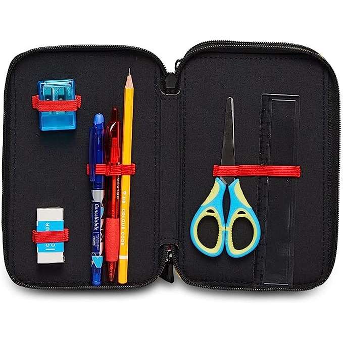 SEVEN Astuccio Scuola Completo 3 Zip Harry Potter Magical Creatures - 30G602300-899