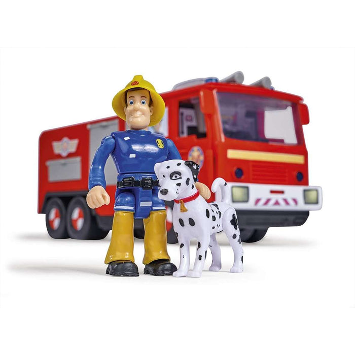 SIMBA Sam Il Pompiere - Camion Jupiter Pro 31 Cm Con Personaggio Sam - 109252516038