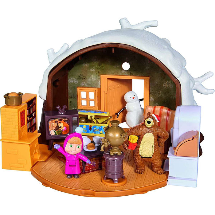 SIMBA Masha E Orso - La Casa In Montagna - Winter Playset - 109301023