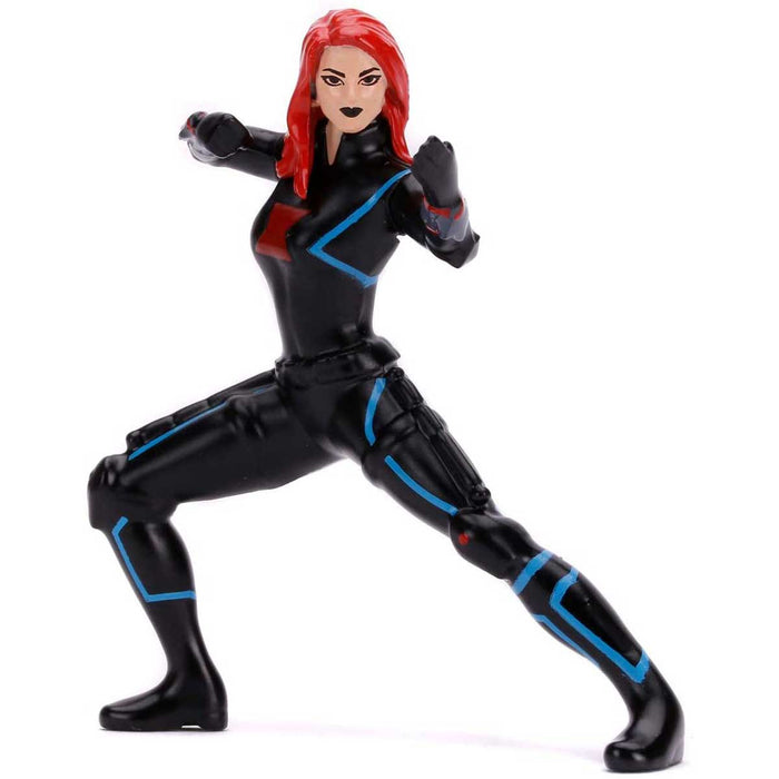 SIMBA Jada Marvel Black Widow 1966 Chevy In Scala 1:24 Die-Cast Con Personaggio Della Vedova Nera In Die Cast - 253225014