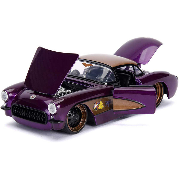 SIMBA Jada Batgirl 1957 Chevy In Scala 1:24 Die-Cast Con Personaggio Di Batgirl In Die Cast - 253255007