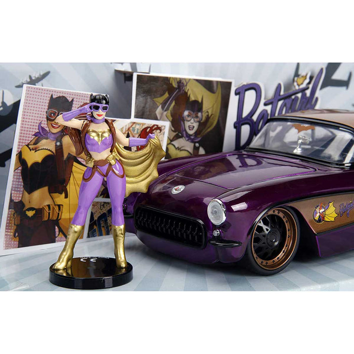 SIMBA Jada Batgirl 1957 Chevy In Scala 1:24 Die-Cast Con Personaggio Di Batgirl In Die Cast - 253255007