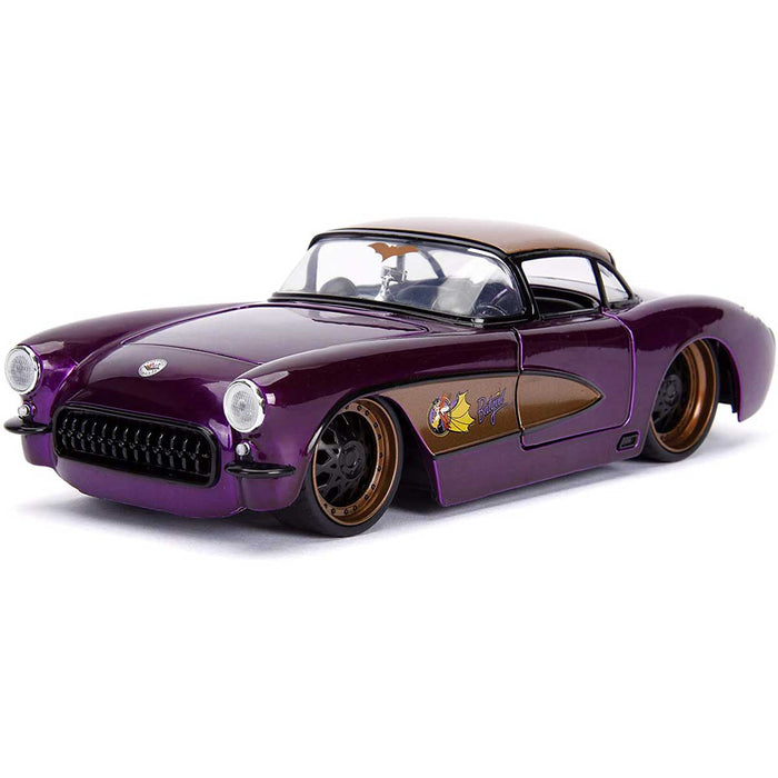 SIMBA Jada Batgirl 1957 Chevy In Scala 1:24 Die-Cast Con Personaggio Di Batgirl In Die Cast - 253255007