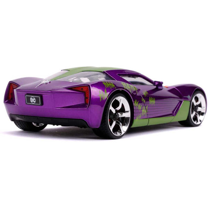 SIMBA Jada Joker 2009 Chevy Corvette Stingray In Scala 1:24 Die-Cast Con Personaggio Di Jocker In Die Cast - 253255020