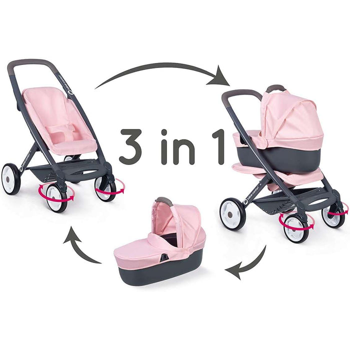 SMOBY Carrozzina Bebé Confort Combi Rosa - 7600253116