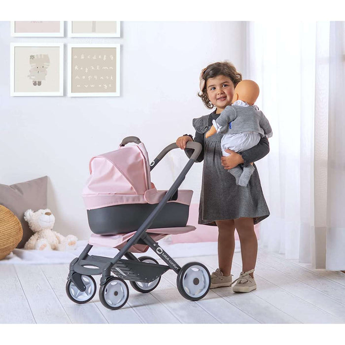 SMOBY Carrozzina Bebé Confort Combi Rosa - 7600253116