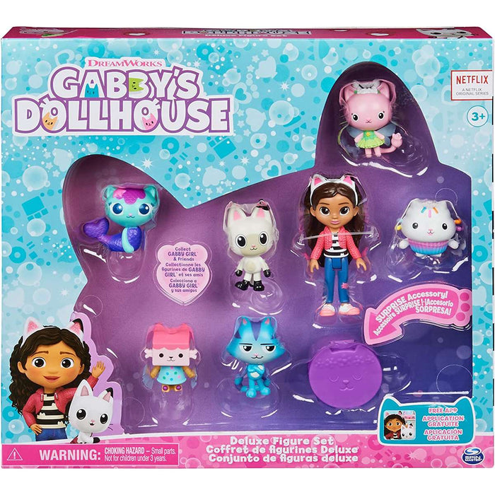 SPIN MASTER Gabby Dollhouse Set Deluxe 7 Personaggi - 6060440