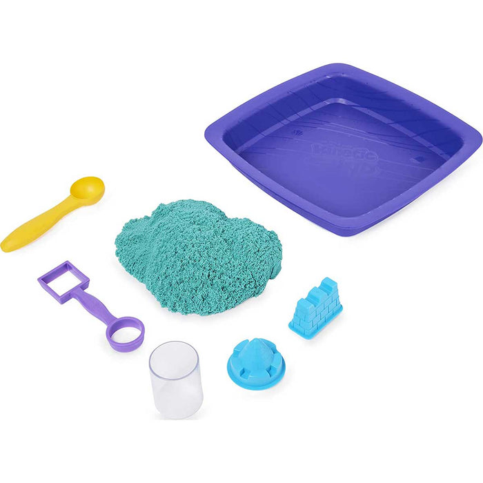 SPINMASTER Kinetic Sand Playset Castello Sabbia Shimmer Verde - 6061828
