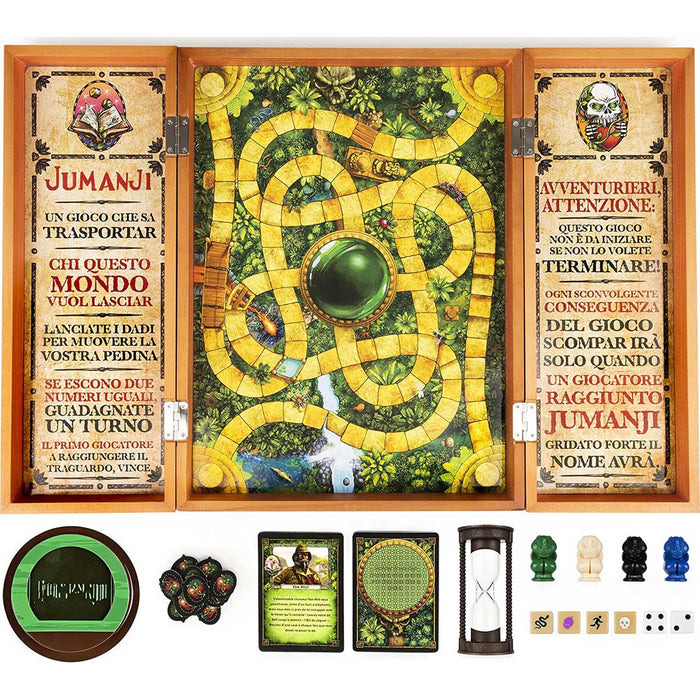 SPINMASTER Jumanji Il Gioco In Legno Massiccio - 6062356