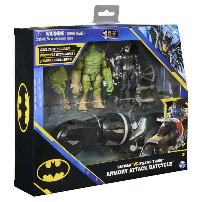 SPIN MASTER Batman Armory Attack Batcycle Battle Bike Pack - 6064766