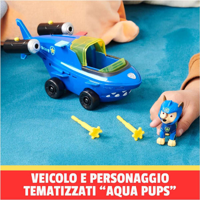 SPIN MASTER Paw Patrol Veicolo Chase Aqua Pups - 6066140