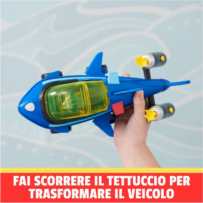 SPIN MASTER Paw Patrol Veicolo Chase Aqua Pups - 6066140