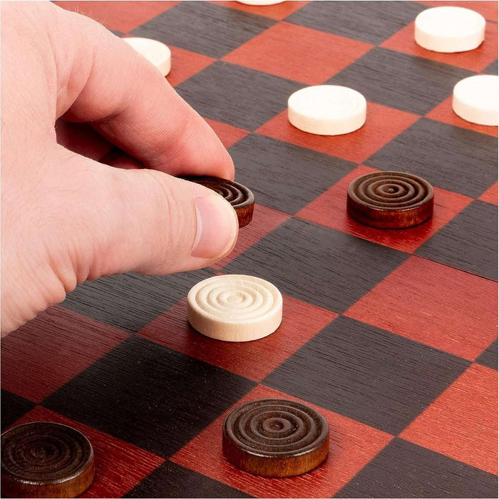 SPIN MASTER Set Scacchi E Dama In Legno - 6067705