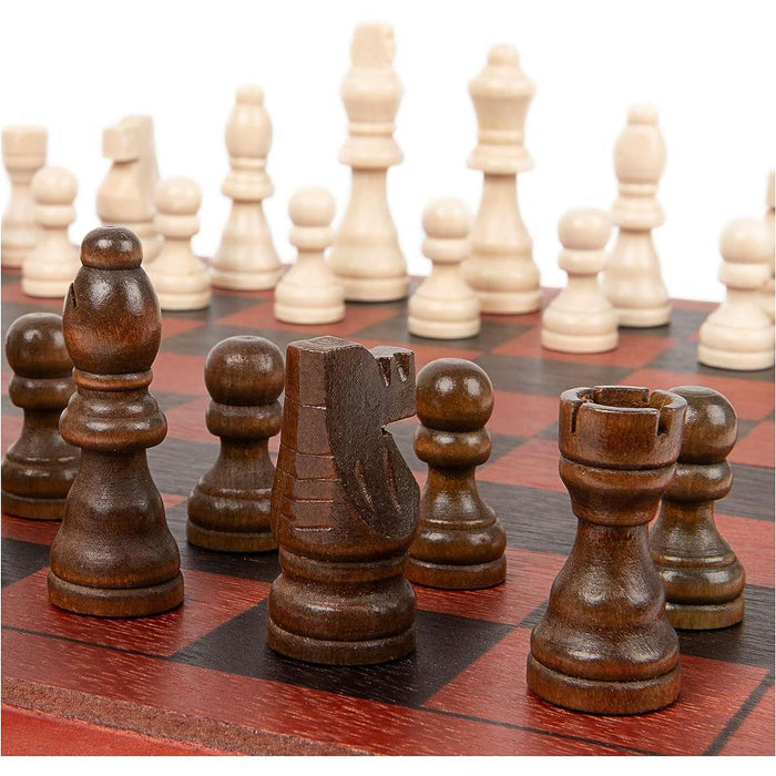 SPIN MASTER Set Scacchi E Dama In Legno - 6067705