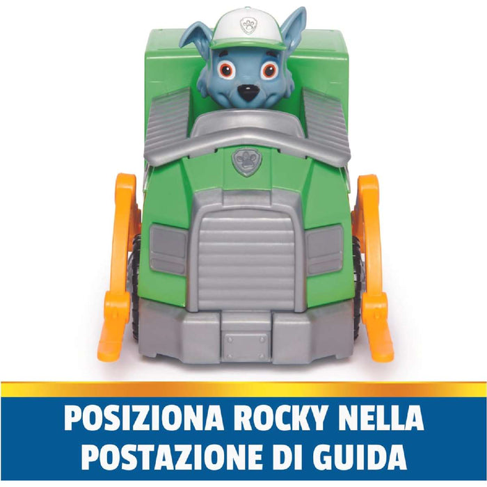 SPIN MASTER Paw Patrol Veicolo Raccogli Rifiuti Di Rocky - 6068854